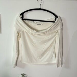 Abercrombie & Fitch Soft White Top